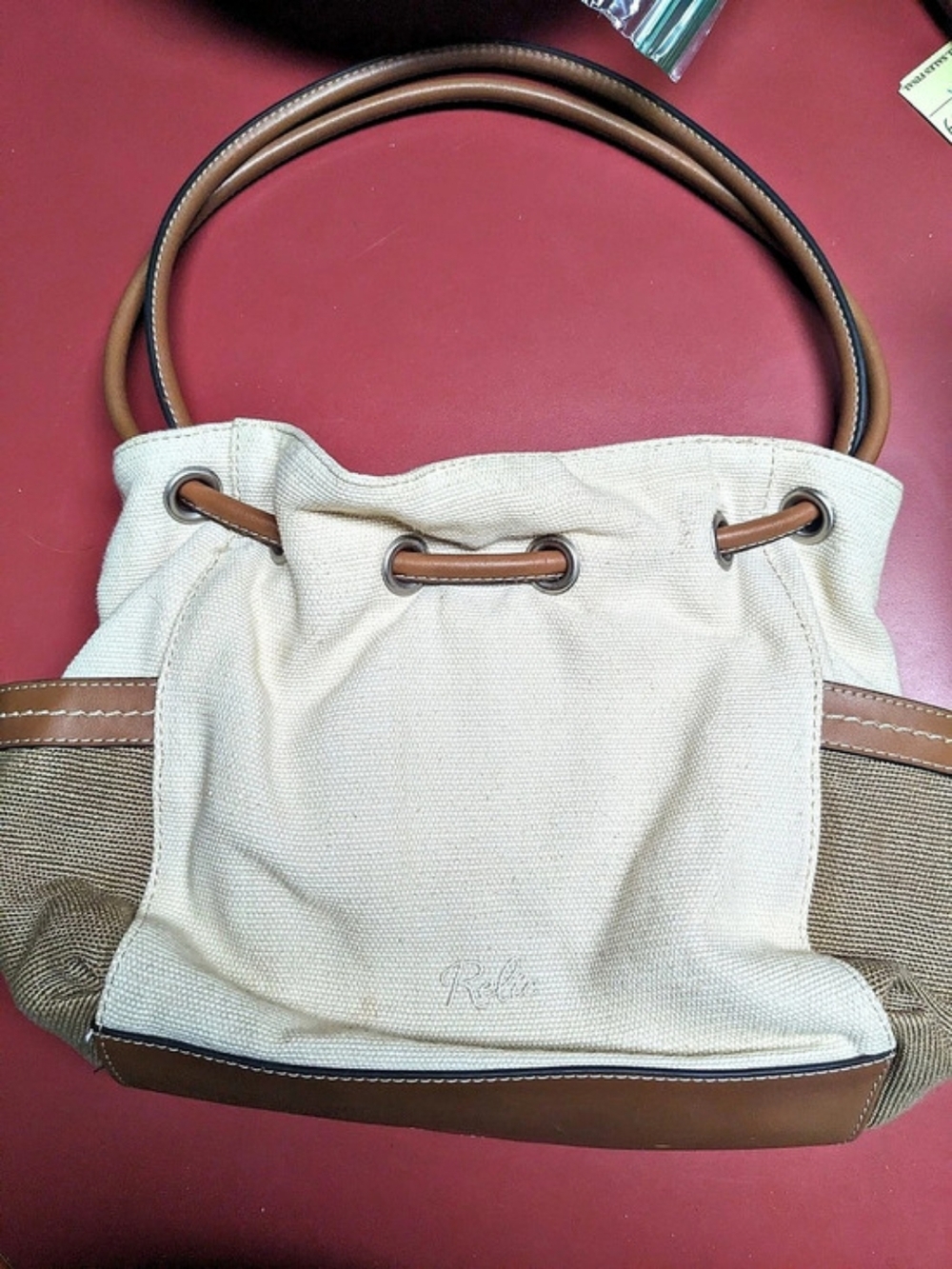 Relic Multicolor Striped Canvas Tote Bag - Picture 2 of 6